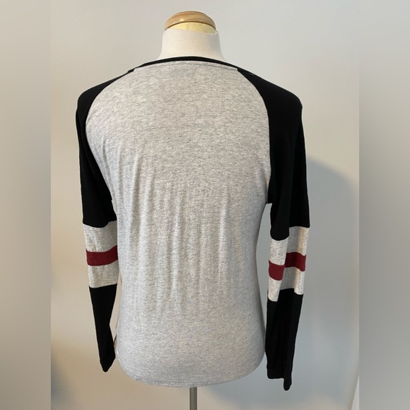 Simons LE31 Men’s Contrast Long Sleeve T-Shirt - Picture 3 of 4